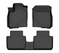 Cartist Floor Mats Custom Fit for Honda HR-V HRV 2023 2024 All Weather Floor Liners 3D Front & 2nd Row Carpet Protection TPE Heavy Duty Waterproof
