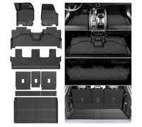 Cartist Ford Expedition max Floor Mats for 2025 2026 Expedition max (8 Seats) Accessories All-Weather Waterproof Car Floor Mats & Cargo Liner for Ford Expedition max 2025 2026