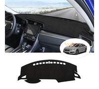 Cartist Suede Dash Mat for 2021 Honda Civic Coupe Sedan/Hatchback 2016-2020 Dash Cover Nonslip Dashboard Mat Protector Sunshade No Glare