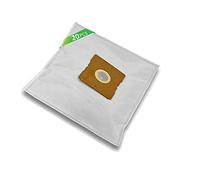 Cartling 20 Vacuum Cleaner Bags for NILFISK Coupe Neo, NILFISK One, NILFISK Go, NILFISK GM 60, NILFISK Bravo, Compatible with NILFISK 78602600 and 30050002, 5-Ply Vacuum Cleaner Bags + 2 Filters