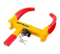CARTMAN Heavy Duty Trailer Lock, Universal Security Tire Clamp, Adjustable Anti-Theft Lock for Trailers SUV Boats ATVs Motorcycles Golf Cart, 3 Keys