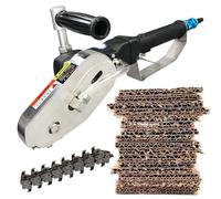 Carton Box Stripper Corrugated Board Machine, Pneumatic Waste Paper Stripping Machine Trimming Tool, 2500Rpm Cardboard Cutter With Alloy Steel Chain 8Mm