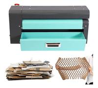 Carton Cutting Machine, Honeycomb Cardboard Shredder with Drawer, Transforms Cardboard into Packing Material, 5m/min, Cutting Width 350mm, for Packaging Business Factory