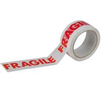 Carton Sealing Tape, Fragile, 48mm x 66m, 25 microns