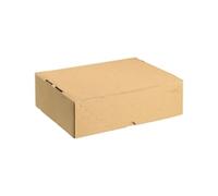 Smartbox Koffer Self Locking Carton Box with Lid A4 305x215x100mm Brown Pack of 10