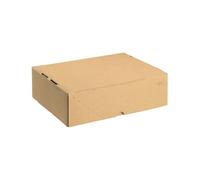 Smartbox Koffer Self Locking Carton Box with Lid A4 305x215x100mm Brown Pack of 10