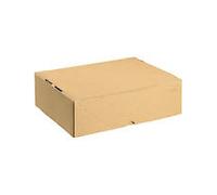 Smartbox Koffer Self Locking Carton Box with Lid A4 305x215x100mm Brown Pack of 10