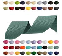 CARTONARE Polypropylene Webbing, 2m, 5m, 10m, 50m, 50 Colours, Widths 10mm, 15mm, 20mm, 25mm, 30mm, 40mm, 50mm, Bag Strap, Ideal for DIY Projects, Crafts (773) Dark Sage Green, 30mm x 10m