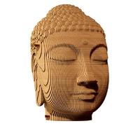 CARTONIC 3D Puzzle Set - Buddha - Cardboard 3D Puzzle - The Cardboard Turns into a Figure in Relief - All Ages - 79 Piece Cardboard 3D Jigsaw Puzzle