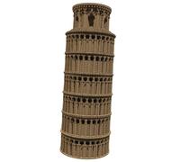 CARTONIC 3D Puzzle Set - Pisa Tower - Italy - 3D Cardboard Puzzle - The Cardboard Turns into a Figure in Relief - All Ages - 160 Pieces Cardboard 3D Jigsaw Puzzle