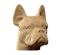 Cartonic Bulldog 3D Puzzle Set, 131 Pieces, Cardboard, Medium Difficulty, All Ages, Unisex
