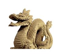 CARTONIC - Dragon: A captivating 3D assembly puzzle - Cardboard transforms into an Embossed Dragon Figure - 66 pieces, 1 set, 1 item, 1 package, 66 contents, 1 unit, Age 15+