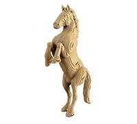 CARTONIC Horse 3D Cardboard Puzzle - 112 Pieces, 33 × 22 × 7 cm, Recycled Materials, DIY Sculpture Kit