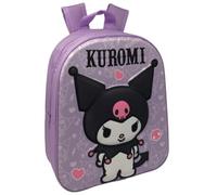 CARTOON 3D Nursery Backpack 32 cm with Padded Shoulder Straps, Kuromi, 32 cm, Casual