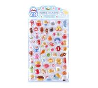 Cartoon 3D Stickers - Bubble Animal Pattern, Adhesive PVC Decals 15x9.5x0.5cm Size, Lightweight 20g Material Strong | for Laptop Phone Case Party Scrapbook Crafts (Decorative Fun)