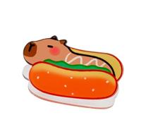 Cartoon Acrylic Brooch Aesthetic Cute Animal Lapel Pins - Exquisite Cute Capybara Badge | Women Male Clothing Pins for Student School Bag Ornament, Siehe Beschreibung, Acrylic and metal, See