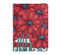 Cartoon Agapanthus Floral 4th Of July Independence Day Leather waterproof passport holder for travel Travel Documents Organizer Protector Passport Holder Combo with Vaccine Card Slot for women
