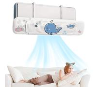 Cartoon Air Conditioner Deflector - Retractable Cold Air Deflector Baffle - Cartoon Printing, Air Vent Deflector, Deflector, Wind Shield, Retractable Cold Air Baffle for Home