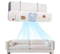 Cartoon Air Conditioner Deflector | Telescopic Anti-Wind Baffles - Air Conditioner Wind Shield, Retractable Cold Air Baffle, Vent Deflector for AC Wall Unit