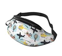 Cartoon Airplane Crossbody Bag Runner Small Hip Pouch Bum Bag Running Waistpack Bumbag Beltbag Sport Slim Fashionable for Jogging Hiking Woman