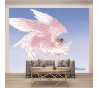 Cartoon Angel Girl Creative Art 3D Wallpaper Luxury Home Dining Decor Paste Sofa Living Room The Wall for Bedroom Mural-300cm×210cm