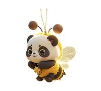 Cartoon Animal 2D Acrylic Car Interior Rearview Pendant Home Keychain Hat Ornament (B, 7x8x1cm)