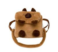 Cartoon Animal Backpack For Girls Large Capacity Shoulder Bag Soft Plush Crossbody Purse For School And Travel Casual Daypack