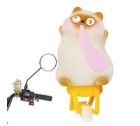 Cartoon Animal Bike Grodbar Ornament - Assylicone Silicone Fun Absing Accessory, Builit Durabile Impharge | Scooter Motorcycle Helmet Decoration for Adults Riding Bike