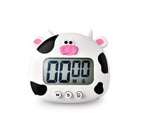 Cartoon Animal Countdown-Timer Frog Cow Digital Cooking Timer with Invisible Stand for Cooking Bake Timer Kitchen