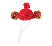 Cartoon Animal Crochet Hat for Small Pet Lovely Small Animal Costume Hat for Halloween Birthday Party Hat Bird Photo Hat