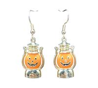 Cartoon Animal Earrings Crafted with Environmentally Safe Materials Great Conversation Starter At Social Gatherings Halloween Bat Pumpkin Earrings