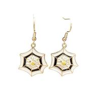 Cartoon Animal Earrings Crafted with Environmentally Safe Materials Great Conversation Starter At Social Gatherings Halloween Bat Pumpkin Earrings