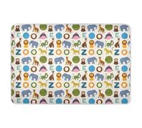 Cartoon Animal Elephant Lion Zoo Diaper Mats Waterproof Washable Pets Potty Training Mat Changing Cradle for Children Adults Pets , 52" L x 34" W