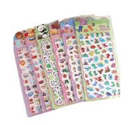 Cartoon Animal Foam Sticker Kids Motivational for Notebook Journal Planner Scrapbooking Phone Case Decoration Bubble for Kids