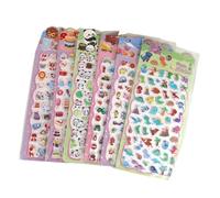 Cartoon Animal Foam Sticker Kids Sticker for Journal Planner Photo Album Scrapbooking Phone Case Skateboard Decoration Decorative Bubble Sticker