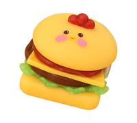Cartoon Animal Hamburger Squeeze Toy Soft Slow Rising Stress Relief Squeezable Stacking Playfood Toy for Kids and Adults