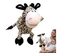Cartoon Animal Hand Puppet - Soft Plush Ventriloquist Style Toy With Opening Mouth | Interactive Role Play Puppet For Parent Child Communication Education And Fun Games