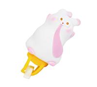 Cartoon Animal Handlebar Ornament for Bicycles - Waterproof Bicycle Decoration, Cycling Stem Accessory, Scooter Riding Parts, Beam Pearl Effect for