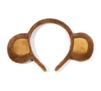 Cartoon Animal Headbands Soft Faux Plush Monkey Ears Hairband Funny Banana Hair Hoop Creatures Theme Party Costume Monkey Ears Headbands For Washing Face