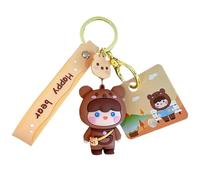 Cartoon Animal Keychains, Cute Pet-Themed Purse Charm, Adorable Backpack Pendant, Fun Stylish Key Chain Accessories for School Bags, Wallets, Keys 6 x 4 cm, a, Se référer au descriptif, Refer to