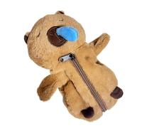 Cartoon Animal Pen Bag Large Capacity Pencil Pouches Lovely Plush Case Makeup Back to School Supplies Cartoon Capybara Case Large Capacity Pen Plush Pouch