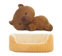 Cartoon Animal Plush - Soft Capybara Chicken Stuffed Toy, Adorable Plush Toy for Animals | Capybara Cozy Plush Pillow for Children, Adults, Bedroom, Living Room