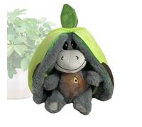 Cartoon Animal plushes with Realistic Breathing Motion Lights and Music | Music Early Education Doll Plush Pillow | Breathing Sleep Buddy - Soothing Cuddly d0nkey | Cute Animal Stuffed Pillow
