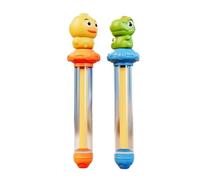 Cartoon Animal Pull-Action Water Gun Toy, Blaster Squirt Guns, Water Blaster Shooters Push Pull Type Foam Water Squirter Water Gun, High Pressure Pull-Out Water Pistols Toys for Outdoor Pool (2PCS-B)