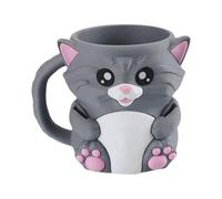 Cartoon Animal Shape Ice Cream Cup Sleeve Holder With Antifreeze Handle And Secret Candy Compartment Double Spoons Ice Cream Stand For Home