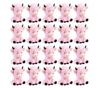 Cartoon Animal Silicone Beads Set of 20 for Bracelets Keychains Teether Essential Supplies Beads for Jewelry Parent Activity