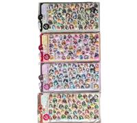 Cartoon Animal Sticker Embossed for Phone Cover Wall Art Scrapbooking Embossed Fish Sticker