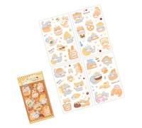 Cartoon Animal Sticker Waterproof PET Adhesive for Water Bottle Journal Notebook Phone Case Laptop Decoration Pet Party