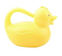Cartoon Animal Watering Can Outdoor Kids Plastic Beach Toy Gardening Sprinkle Pot 1200ml Yellow Duck Green Elephant Blue Dolphin for Children Watering Plants Sand Play (Duck yellow)