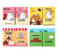 Cartoon Animals 6 Folding Memo Pad Sticky Notes Stationery Notepad